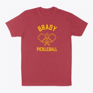Brady Nebraska Pickleball Classic Dad T-Shirt