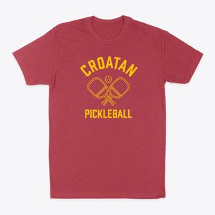 Croatan North Carolina Pickleball Classic Dad T-Shirt