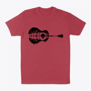   Guitar Art Classic Dad T-Shirt