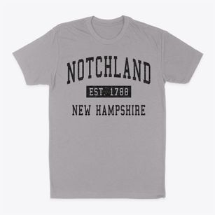 Notchland New Hampshire Classic Established Classic Dad T-Shirt