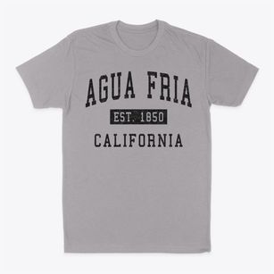 Agua Fria California Classic Established Classic Dad T-Shirt