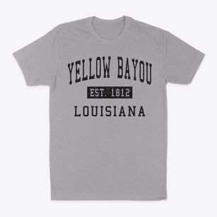 Yellow Bayou Louisiana Classic Established Classic Dad T-Shirt