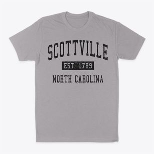Scottville North Carolina Classic Established Classic Dad T-Shirt