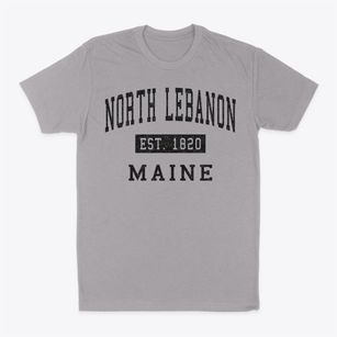 North Lebanon Maine Classic Established Classic Dad T-Shirt
