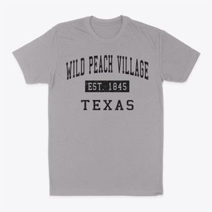 Wild Peach Village Texas Classic Established Classic Dad T-Shirt