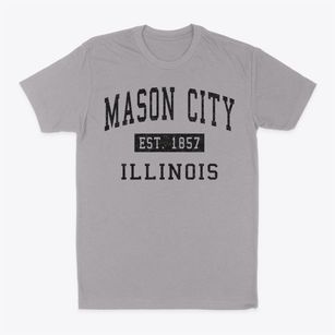 Mason City Illinois Classic Established Classic Dad T-Shirt