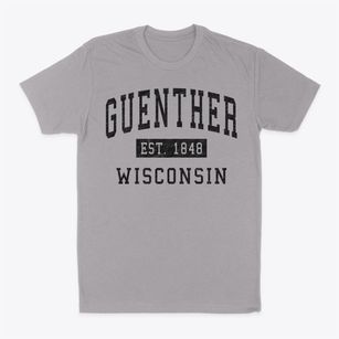 Guenther Wisconsin Classic Established Classic Dad T-Shirt