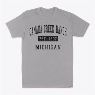 Canada Creek Ranch Michigan Classic Established Classic Dad T-Shirt