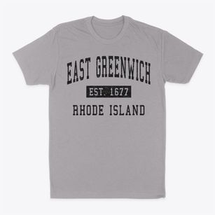 East Greenwich Rhode Island Classic Established Classic Dad T-Shirt