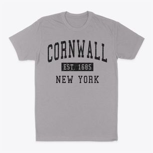 Cornwall New York Classic Established Classic Dad T-Shirt