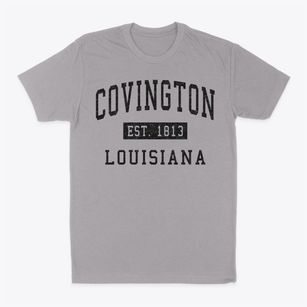 Covington Louisiana Classic Established Classic Dad T-Shirt