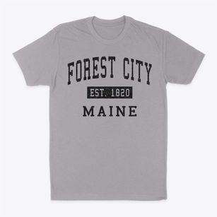Forest City Maine Classic Established Classic Dad T-Shirt