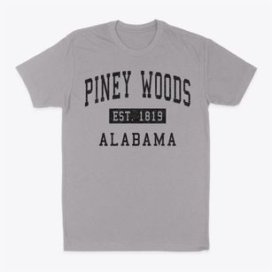 Piney Woods Alabama Classic Established Classic Dad T-Shirt