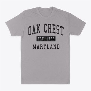 Oak Crest Maryland Classic Established Classic Dad T-Shirt