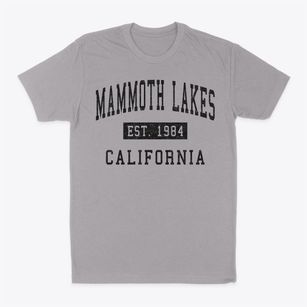 Mammoth Lakes California Classic Established Classic Dad T-Shirt