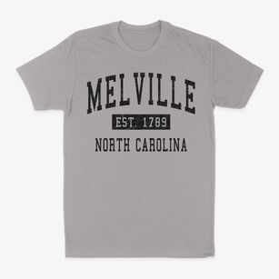 Melville North Carolina Classic Established Classic Dad T-Shirt