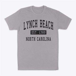 Lynch Beach North Carolina Classic Established Classic Dad T-Shirt