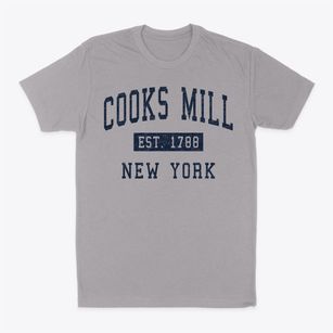 Cooks Mill New York Classic Established Classic Dad T-Shirt