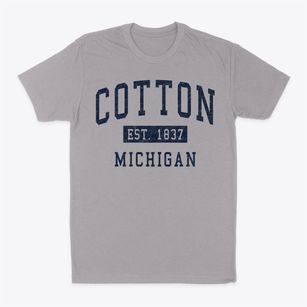 Cotton Michigan Classic Established Classic Dad T-Shirt