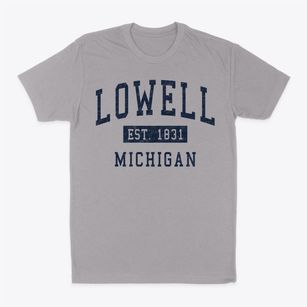Lowell Michigan Classic Established Classic Dad T-Shirt