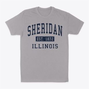 Sheridan Illinois Classic Established Classic Dad T-Shirt