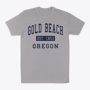 Gold Beach Oregon Classic Established Classic Dad T-Shirt