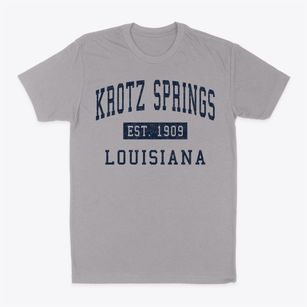 Krotz Springs Louisiana Classic Established Classic Dad T-Shirt