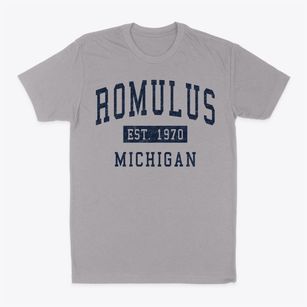 Romulus Michigan Classic Established Classic Dad T-Shirt