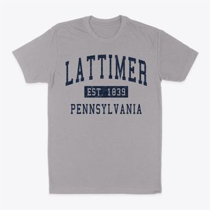 Lattimer Pennsylvania Classic Established Classic Dad T-Shirt