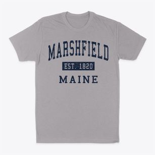 Marshfield Maine Classic Established Classic Dad T-Shirt