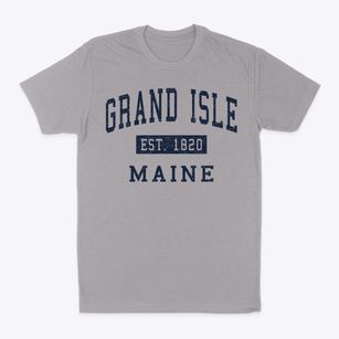 Grand Isle Maine Classic Established Classic Dad T-Shirt