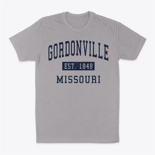 Gordonville Missouri Classic Established Classic Dad T-Shirt