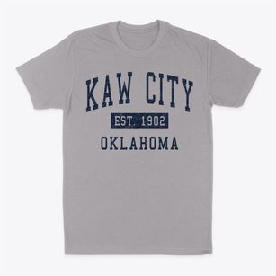 Kaw City Oklahoma Classic Established Classic Dad T-Shirt