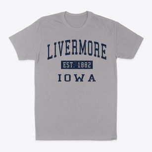 Livermore Iowa Classic Established Classic Dad T-Shirt