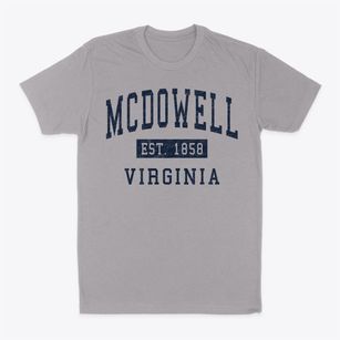 Mcdowell Virginia Classic Established Classic Dad T-Shirt