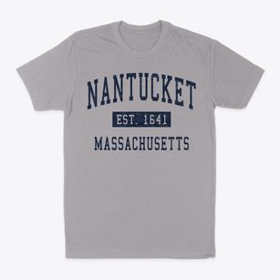 Nantucket Massachusetts Classic Established Classic Dad T-Shirt