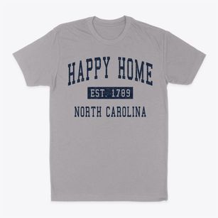 Happy Home North Carolina Classic Established Classic Dad T-Shirt