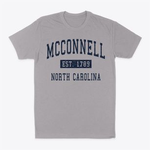 Mcconnell North Carolina Classic Established Classic Dad T-Shirt