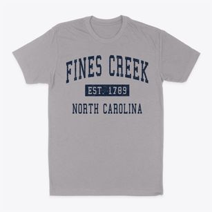 Fines Creek North Carolina Classic Established Classic Dad T-Shirt