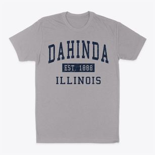Dahinda Illinois Classic Established Classic Dad T-Shirt