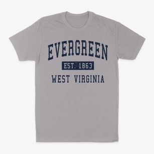 Evergreen West Virginia Classic Established Classic Dad T-Shirt