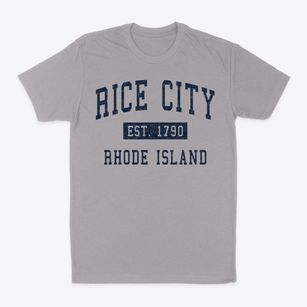 Rice City Rhode Island Classic Established Classic Dad T-Shirt