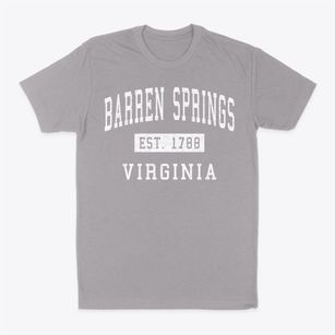 Barren Springs Virginia Classic Established Classic Dad T-Shirt