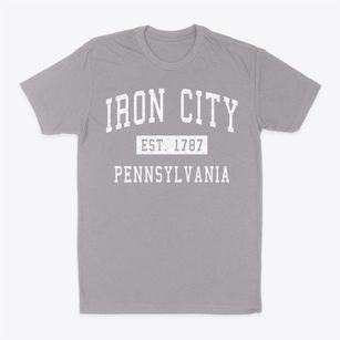 Iron City Pennsylvania Classic Established Classic Dad T-Shirt