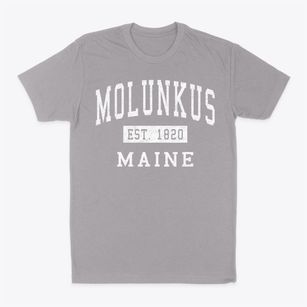 Molunkus Maine Classic Established Classic Dad T-Shirt