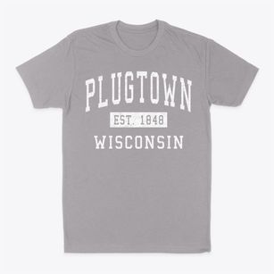 Plugtown Wisconsin Classic Established Classic Dad T-Shirt