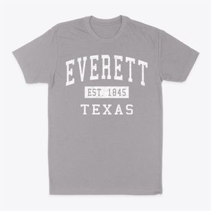 Everett Texas Classic Established Classic Dad T-Shirt