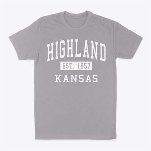 Highland Kansas Classic Established Classic Dad T-Shirt