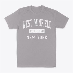 West Winfield New York Classic Established Classic Dad T-Shirt