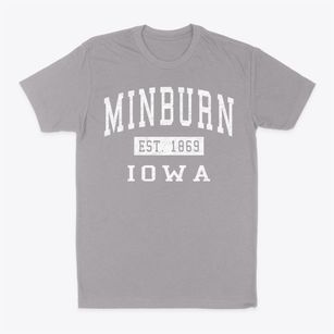 Minburn Iowa Classic Established Classic Dad T-Shirt